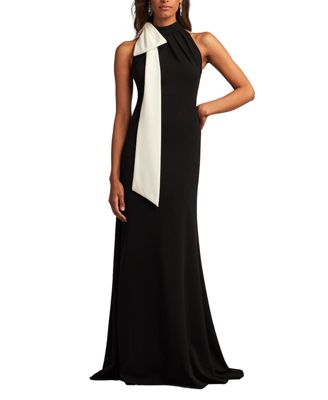 Women's Sims Shoulder Bow Halter Gown