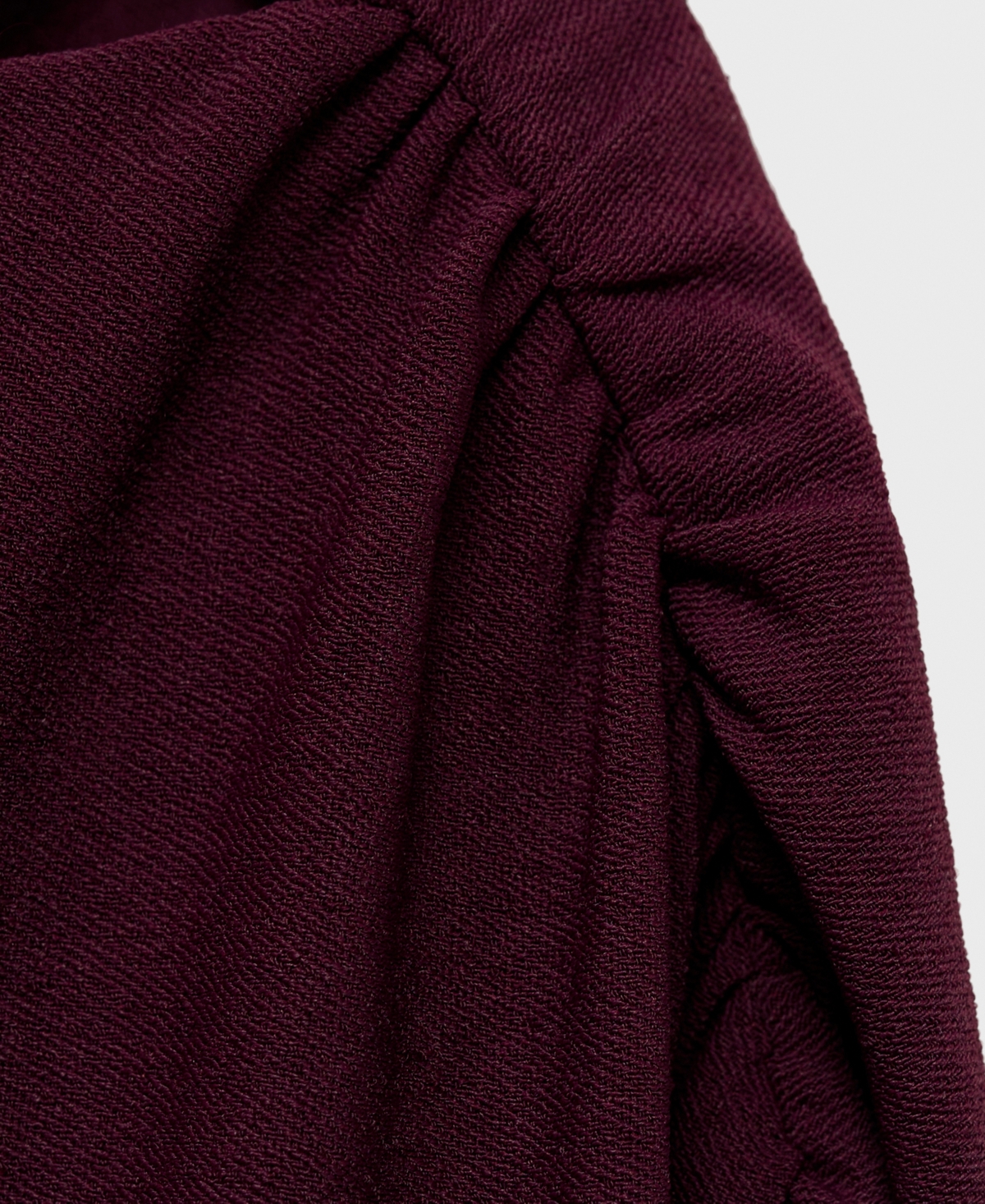 Shop Mango Women's Asymmetrical Midi Dress In Wine