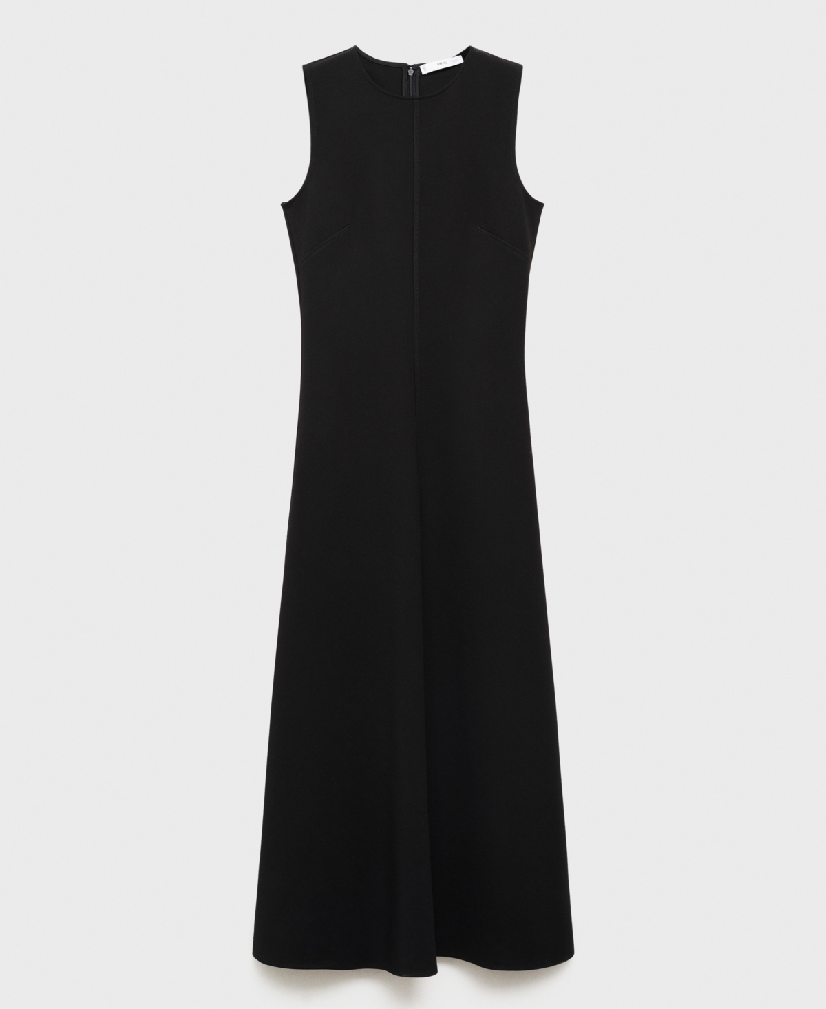 Mango Women's Flared Midi-dress In Black