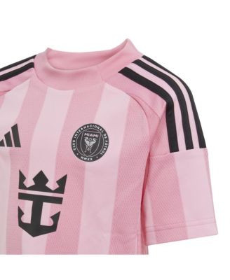 Toddler Lionel Messi Light Pink Inter Miami CF 2025 Euforia Mini Kit Jersey