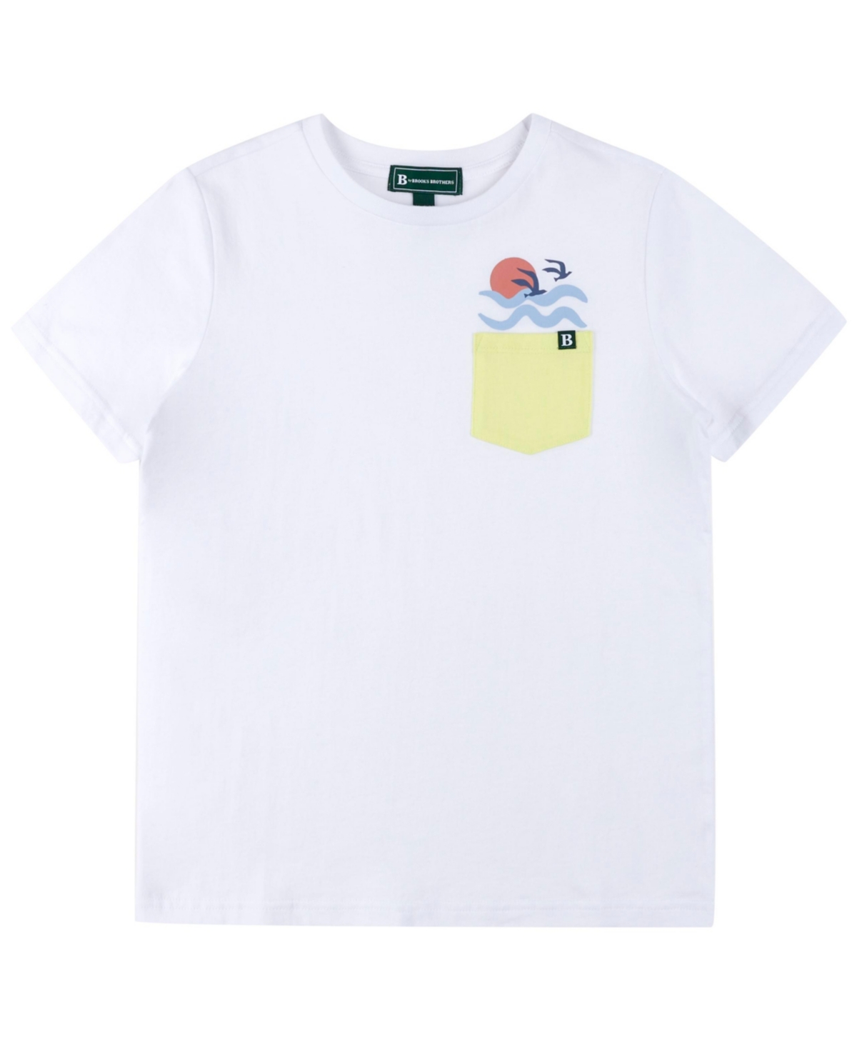 Brooks Brothers Kids' Big Boys Fly High Graphic Pocket T-shirt
