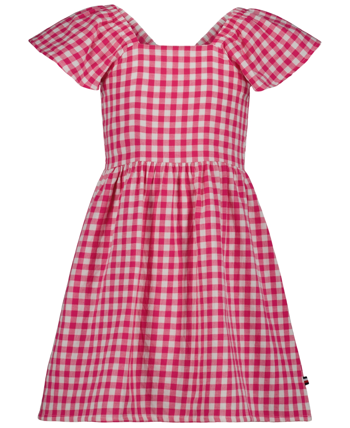 Tommy Hilfiger Big Girls Gingham Short Sleeve dress