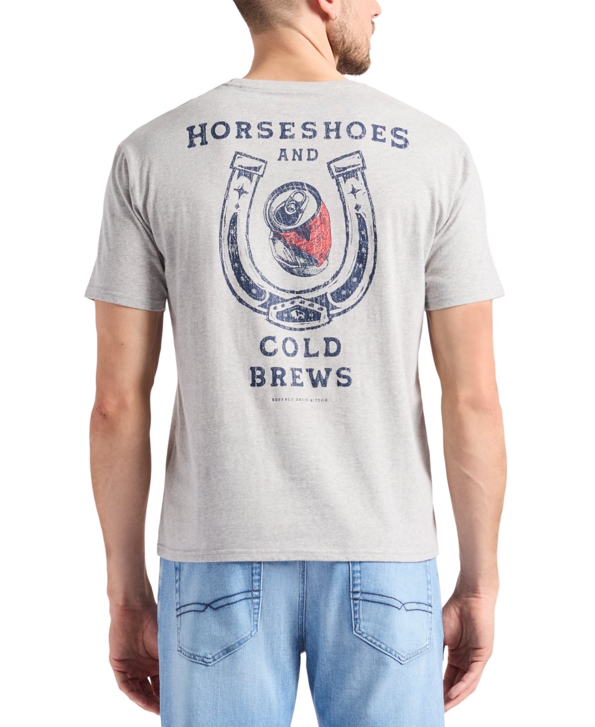 Men's Tatstrup Short Sleeve Logo Graphic Crewneck T-Shirt - Heather Grey