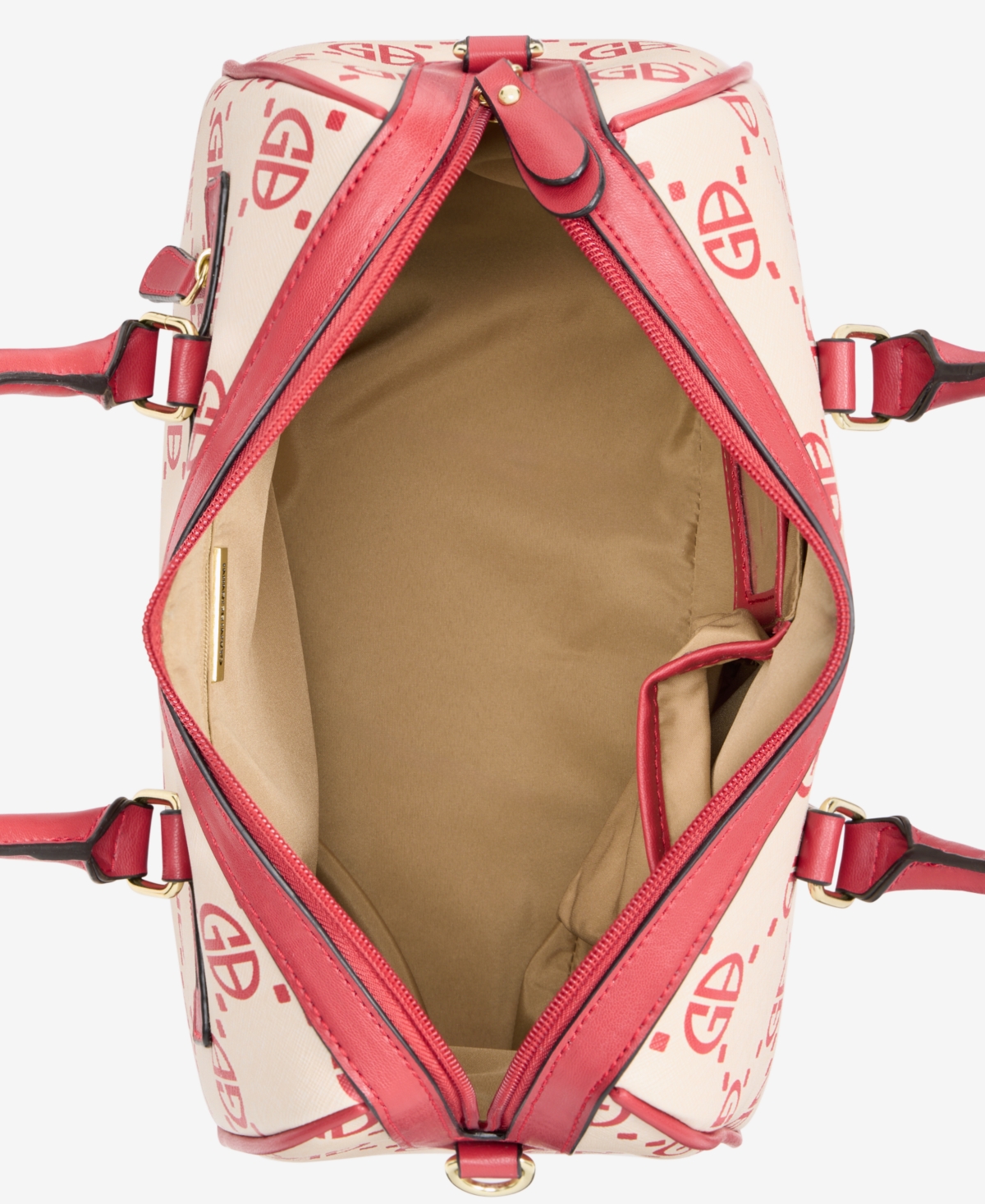 GIANI BERNINI MONOGRAM SIGNATURE DIP SMALL SATCHEL, EXCLUSIVELY AT MACY'S 