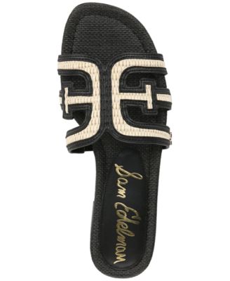 Bay Slip-On Flat Leather Casual Sandals