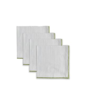 Embroidered Edge Napkins, Set of 4