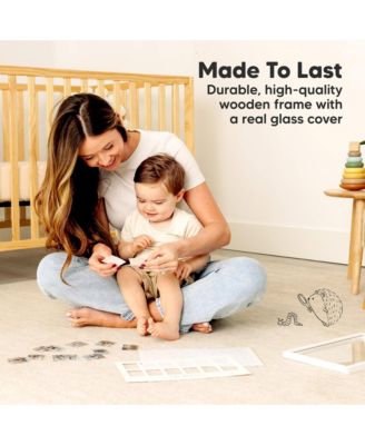 Nova Baby's First Year Photo Frame, 12 Months Newborn Baby Picture Frame, Monthly Birthday Milestone Collage