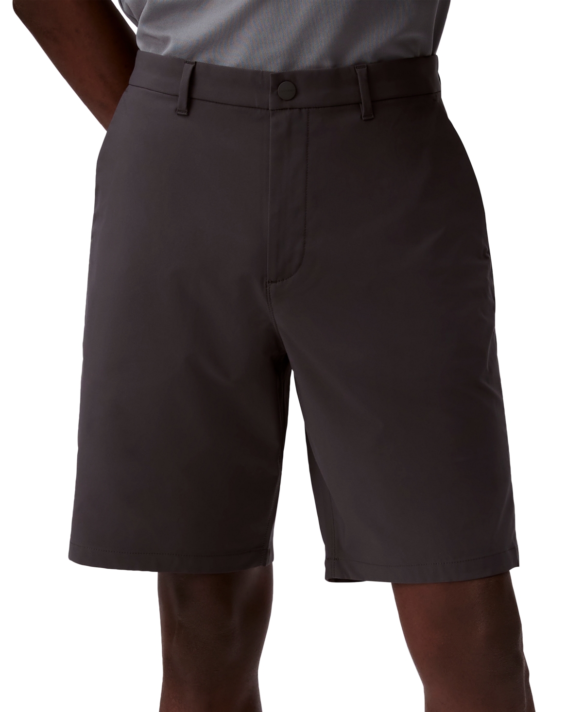 Calvin Klein Men's Classic 9" Tech Shorts In Asphalt