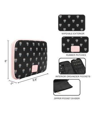 Minnie Mouse Ears Black 9.8" Tech Cable Organizer Travel Case