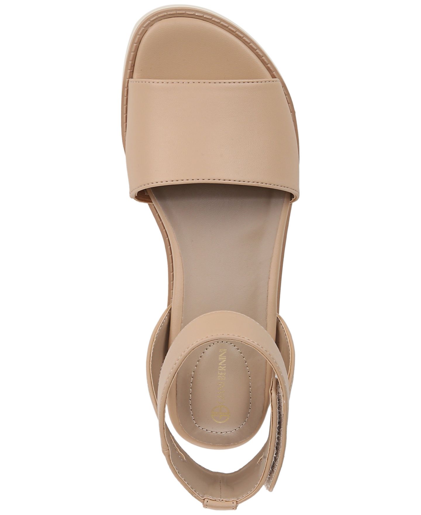 Женские сандалии Giani Bernini Constancia Ankle Strap Wedge, цвет: Имбирный — фото 4