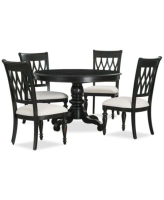 CLOSEOUT! Daria 5-Pc. Dining Set (Round Table & 4 Side Chairs)