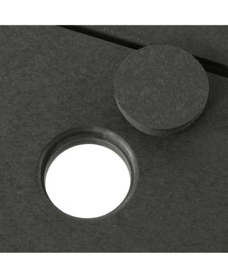 7-Piece HDPE Outdoor Rectangular Patio Dining Table Set with Side Chairs