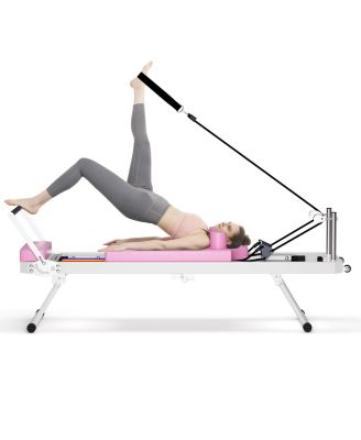Streamdale Pilates core bed, foldable home high quality, yoga studio with the same commercial fitness equipment, pink