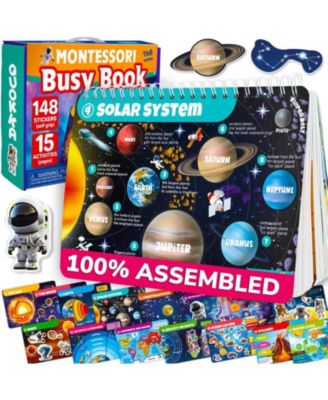 Montessori Busy Book for Toddlers 3-5 Years with Interactive Pages