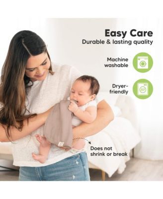 5pk Softe Muslin Burp Cloths for Baby Girls and Boys, Organic Burping Cloths for Babies, Baby Burp Clothes