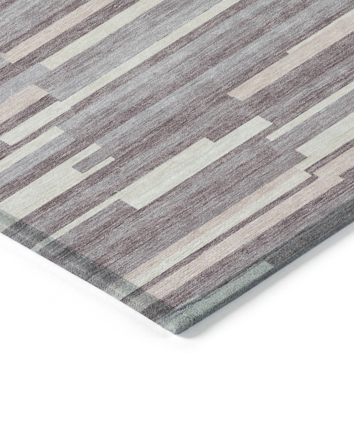 Addison Chantille Acn894 5'x7'6" Area Rug In Lavender