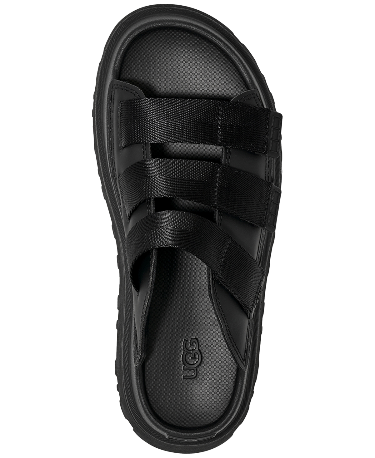 Shop Ugg Women's Goldenglow Slide Sandals In Black