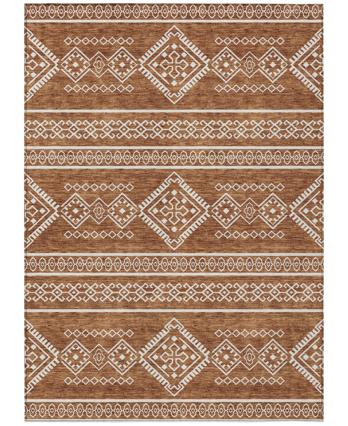 Addison Chantille Acn901 9'x12' Area Rug In Paprika