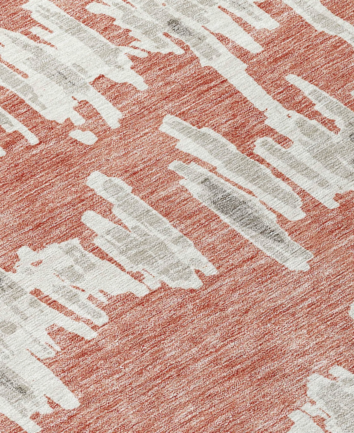 Addison Chantille Acn905 8'x10' Area Rug In Salmon