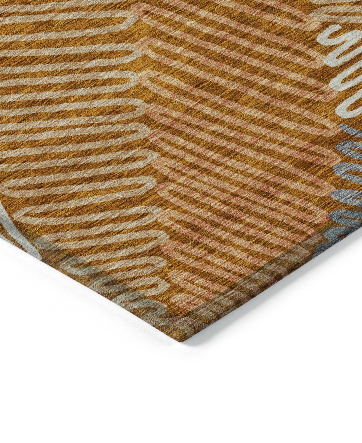 Addison Chantille Acn904 8'x10' Area Rug In Paprika