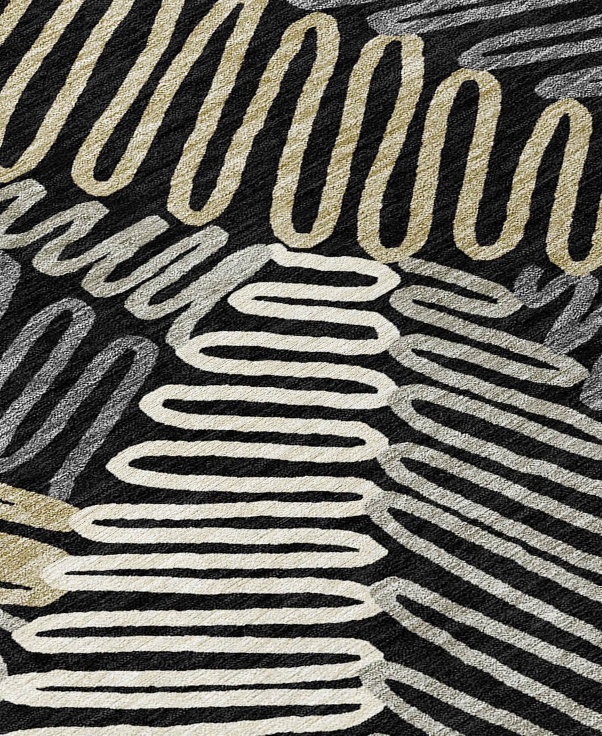 Addison Chantille Acn904 5'x7'6" Area Rug In Black