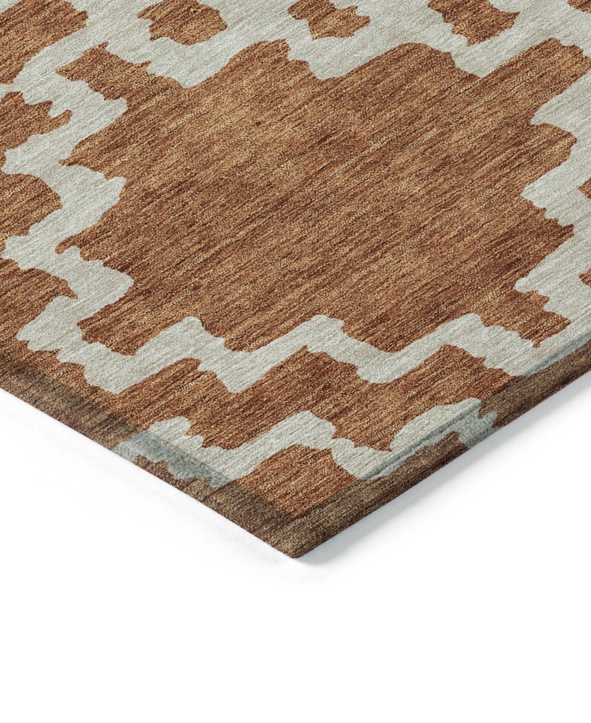 Addison Chantille Acn902 5'x7'6" Area Rug In Paprika