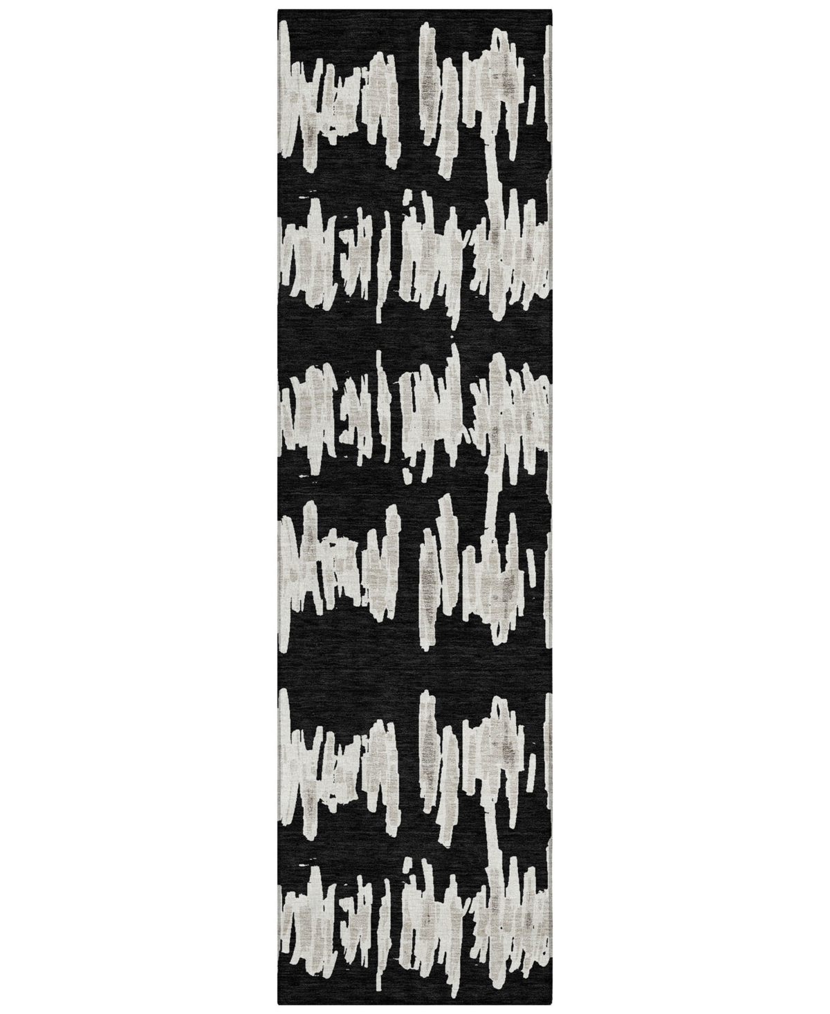 Addison Chantille Acn905 2'3"x7'6" Runner Area Rug In Black