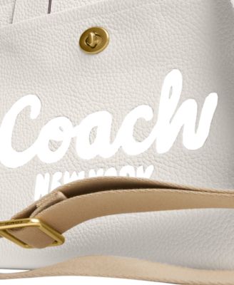 Medium Bubble Leather Cargo Tote Bag