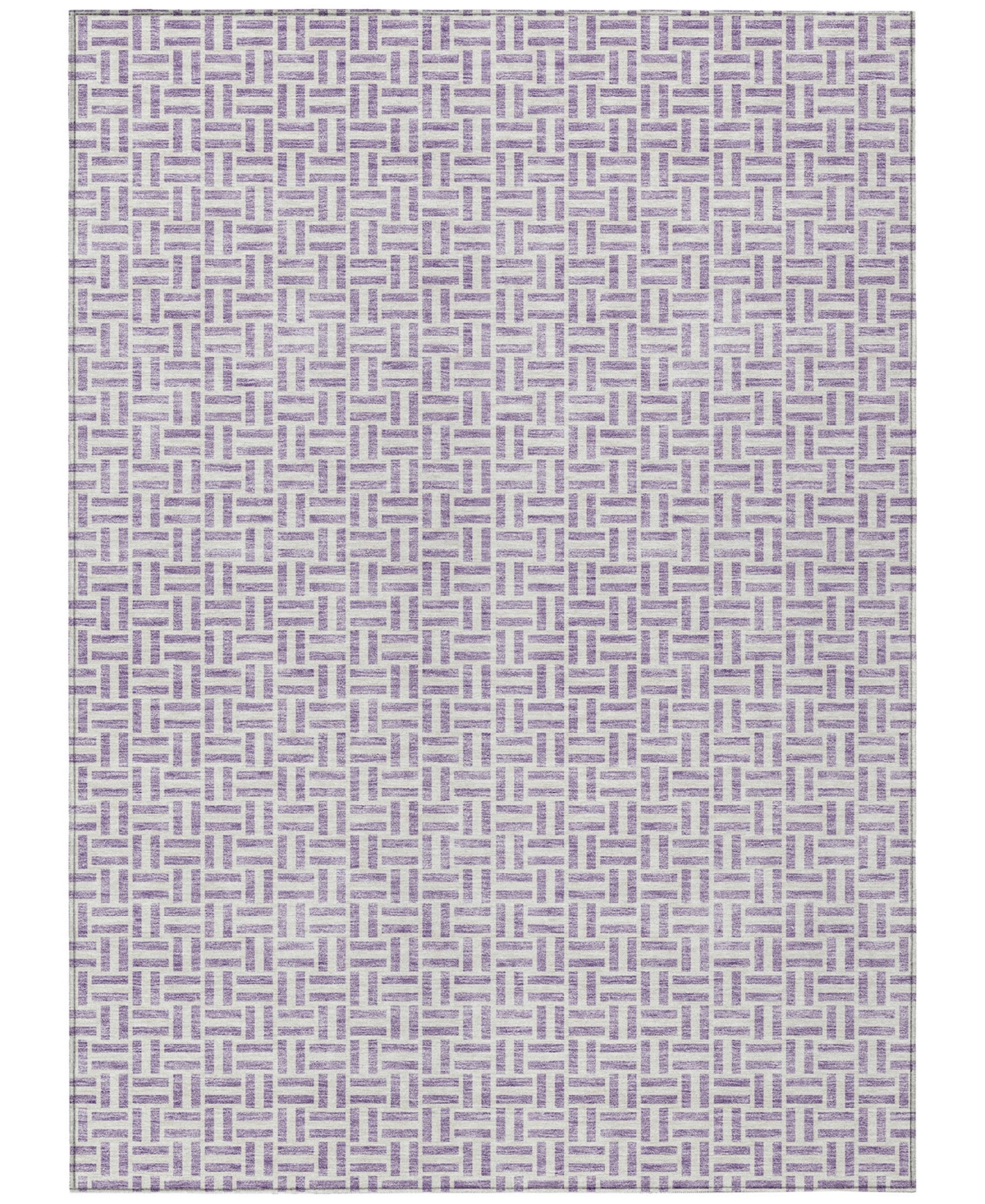 Shop Addison Chantille Machine Washable Acn911 5'x7'6" Area Rug In Lavender