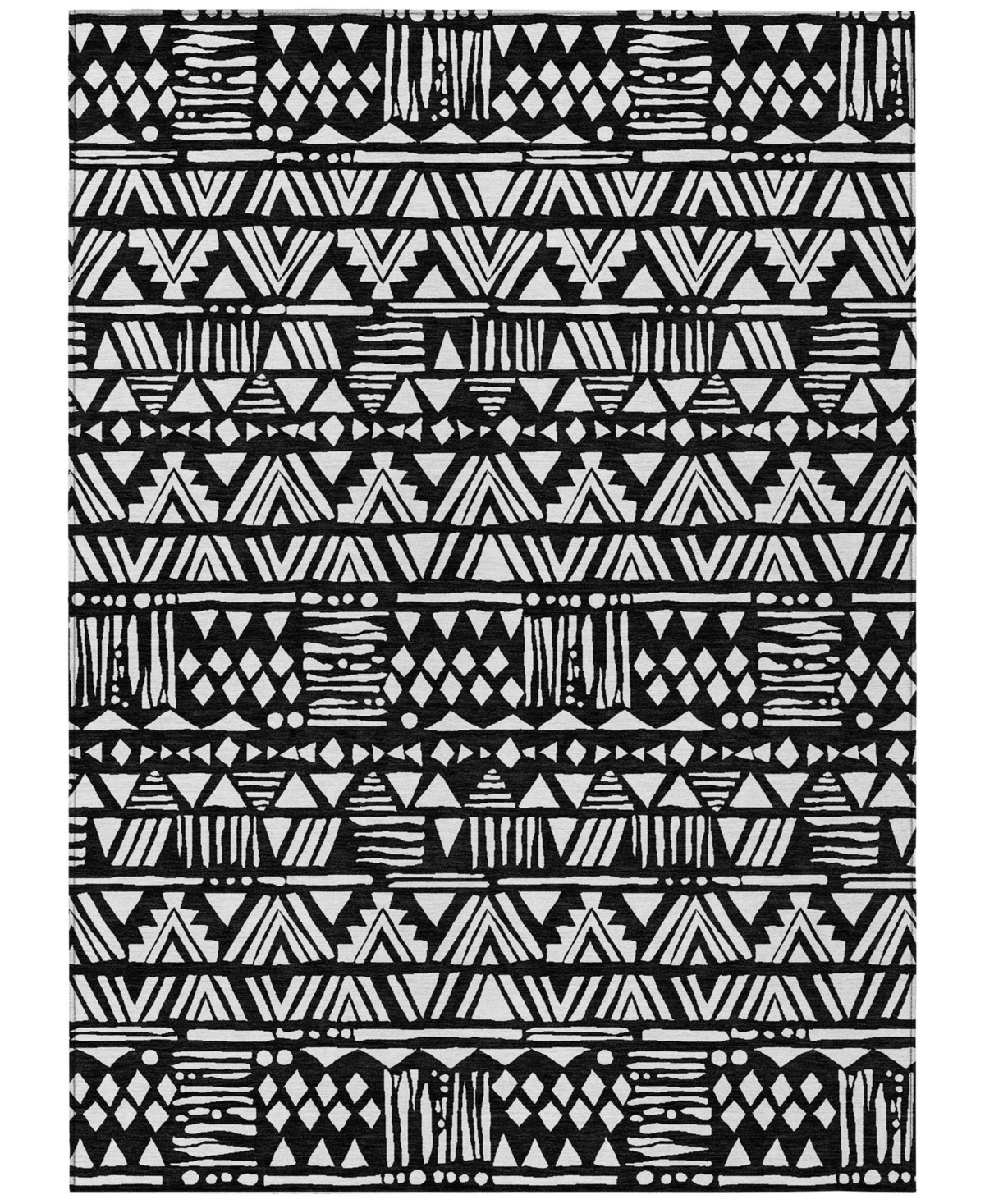 Addison Chantille Acn907 5'x7'6" Area Rug In Black