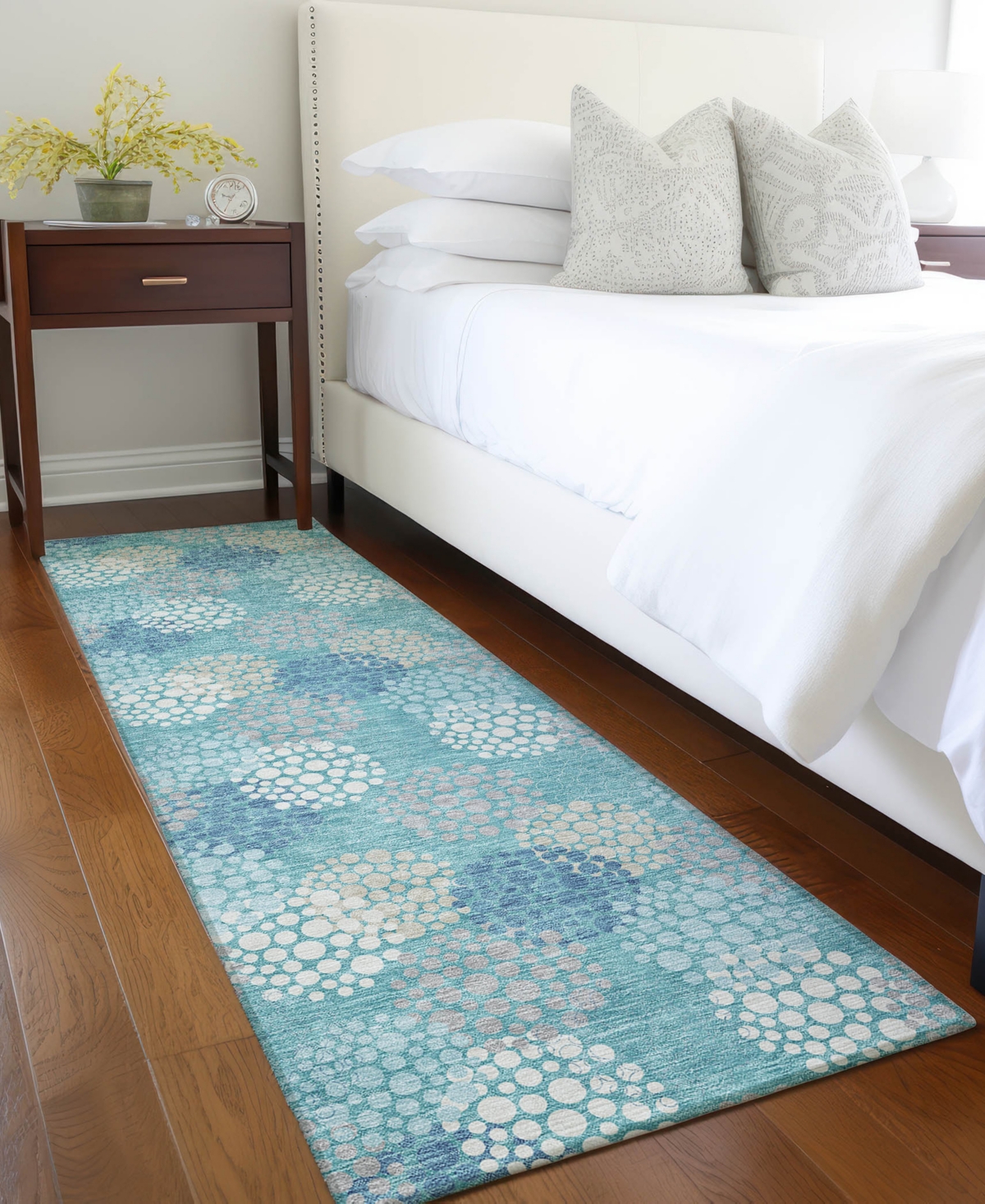 Addison Chantille Acn908 2'3"x7'6" Runner Area Rug In Teal