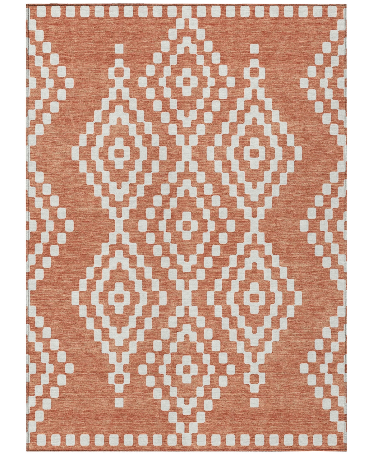Addison Chantille Acn891 9'x12' Area Rug In Salmon