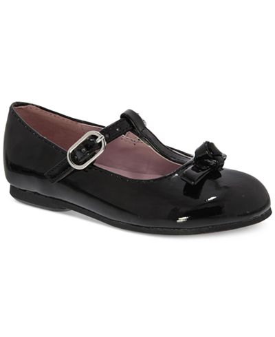 Nina Girls' Bow T-Strap Shoes