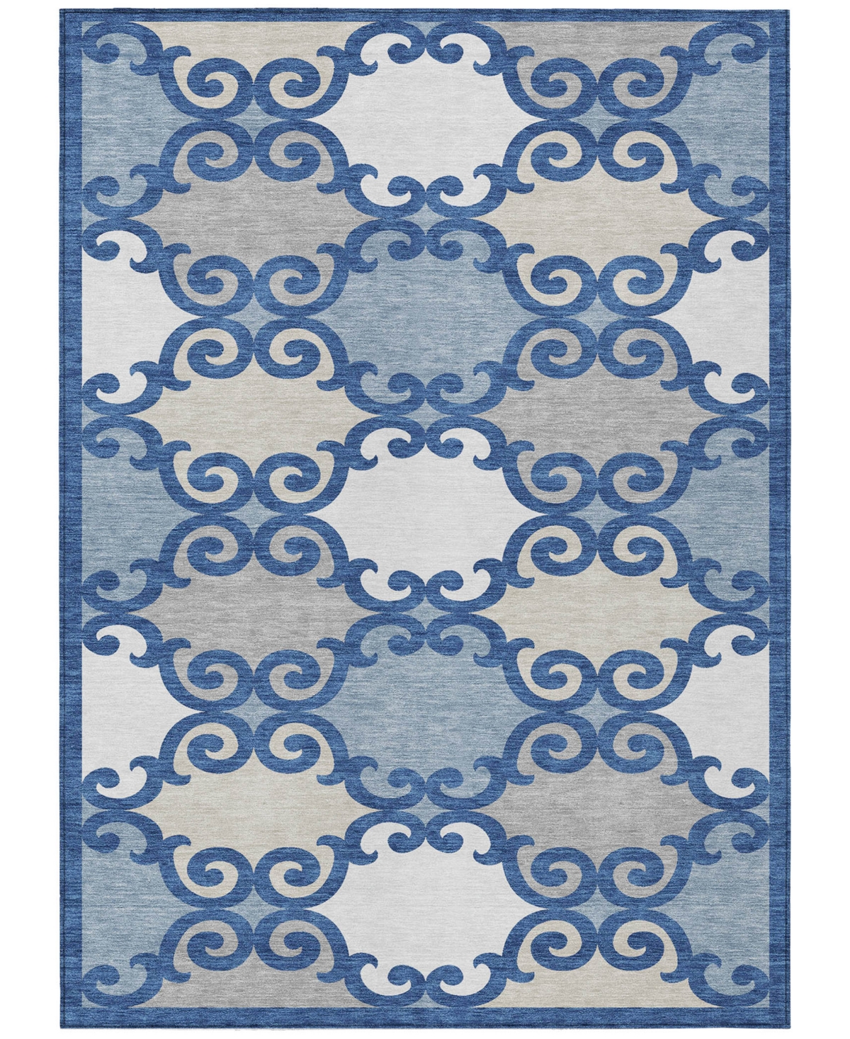 Addison Chantille Acn883 3'x5' Area Rug In Navy