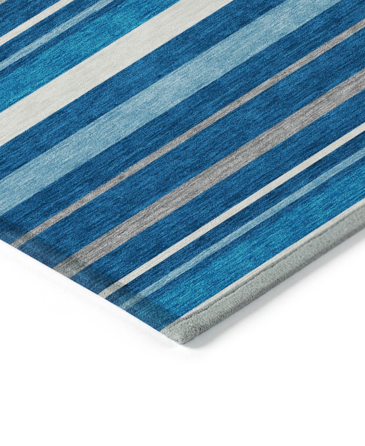 Shop Addison Chantille Machine Washable Acn879 10'x14' Area Rug In Denim