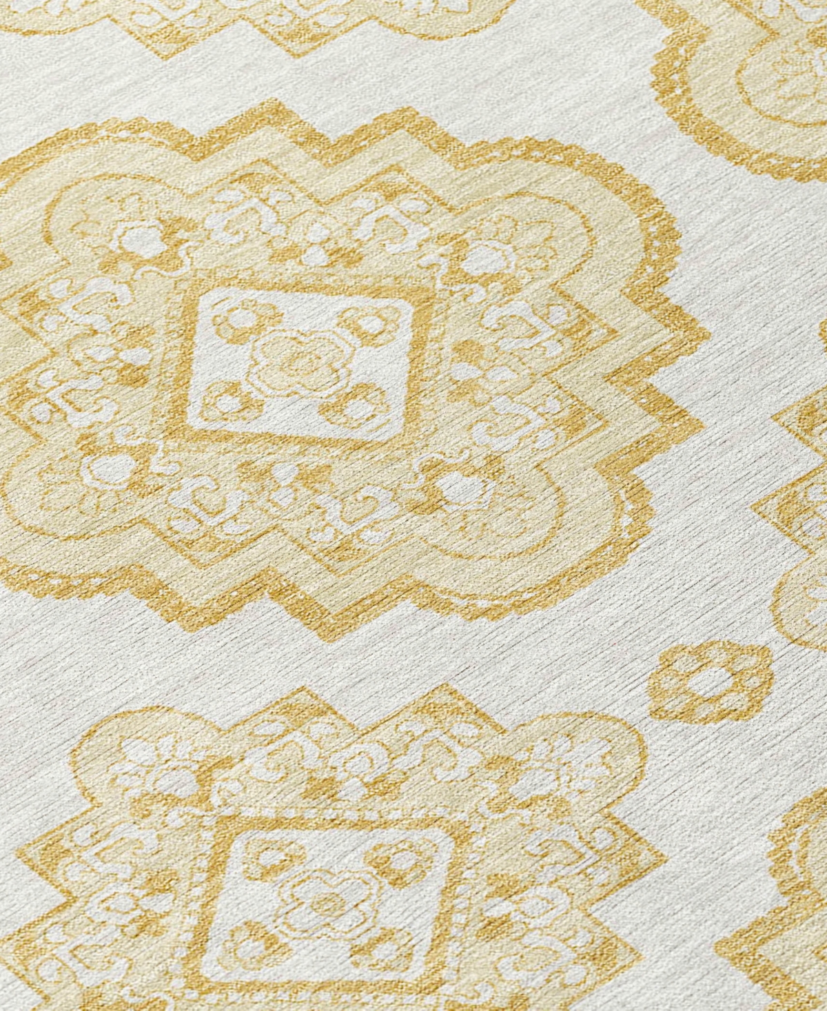 Addison Chantille Acn878 9'x12' Area Rug In Gold