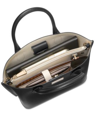 Suite Leather Crossbody Tote Bag