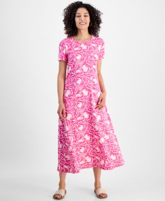 Petite T-Shirt Maxi Dress, Exclusively at Macy's