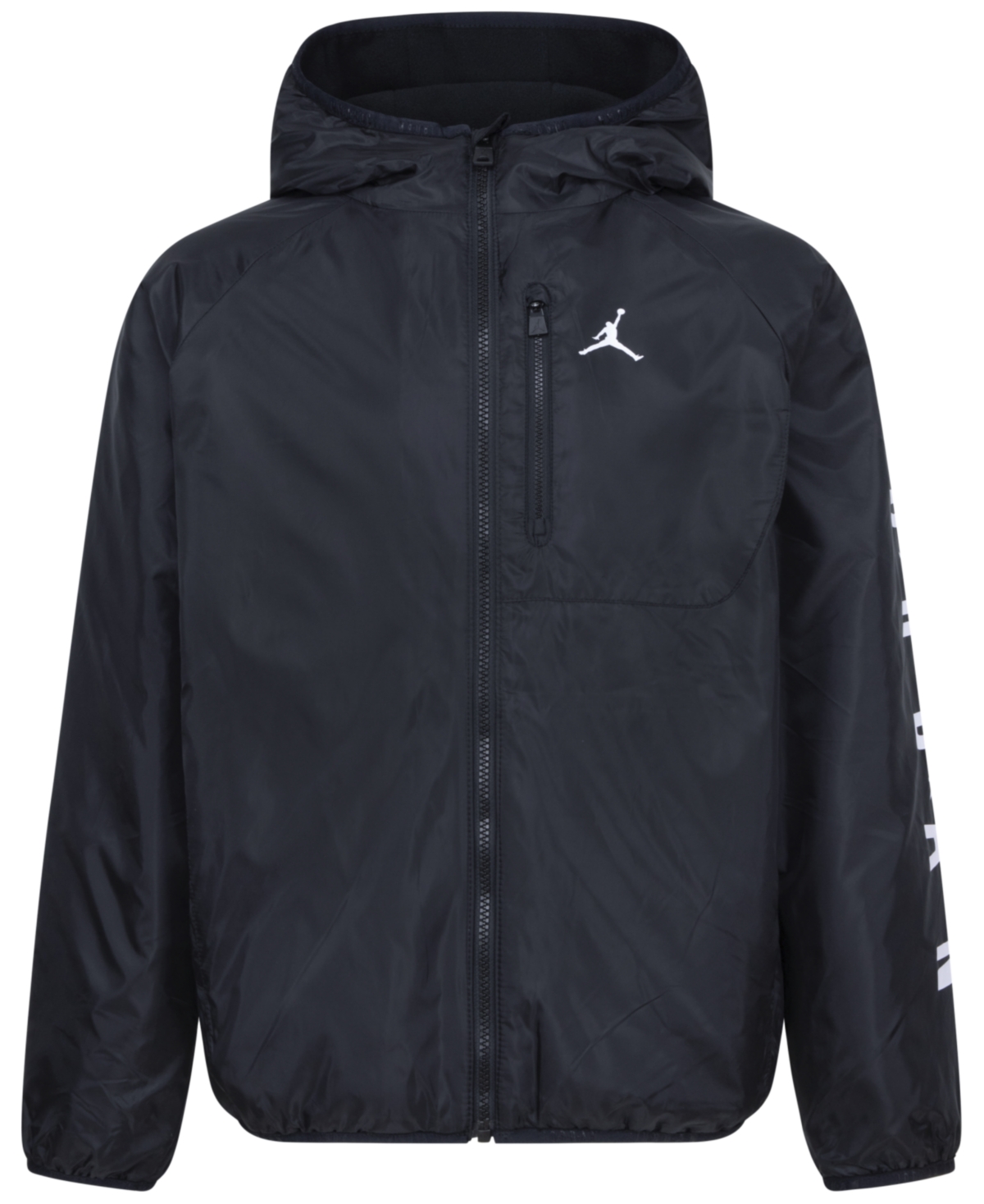 Shop Jordan Big Boys Fleece Lined Jacket In Black
