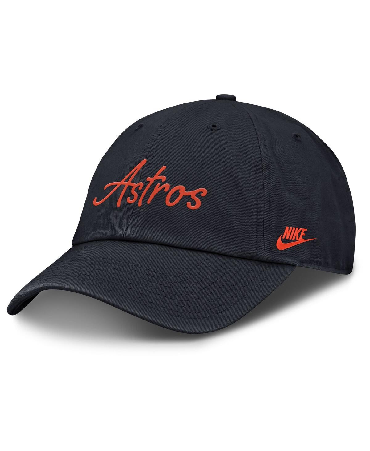 Nike Houston Astros Cooperstown Script  Women's Mlb Adjustable Hat In Navy