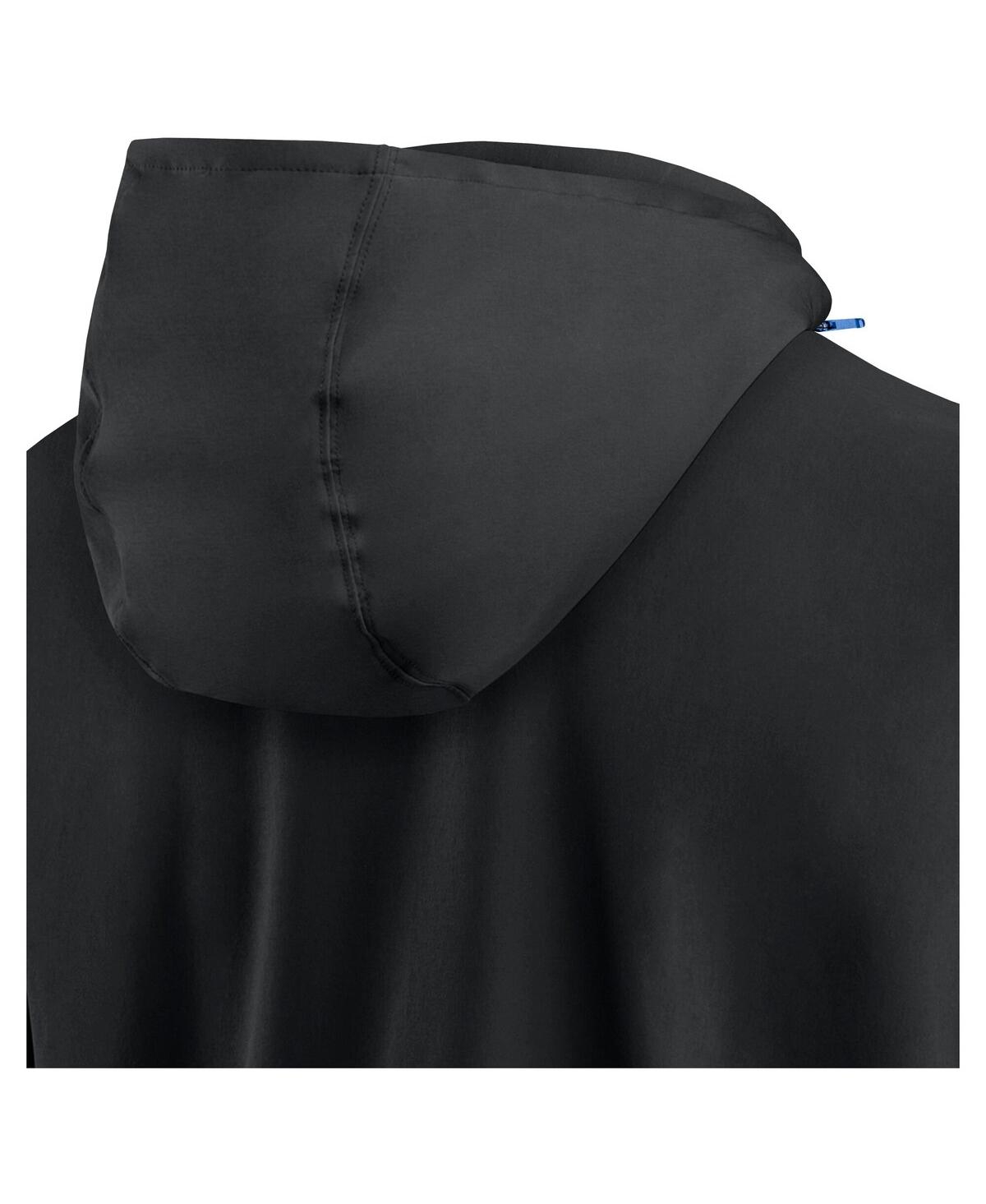 JORDAN MEN'S BLACK UCLA BRUINS SIDELINE COACHES QUARTER-ZIP JACKET 