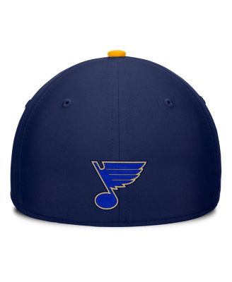 Men's Navy/Gold St. Louis Blues Authentic Pro Rink Team Code Flex Hat