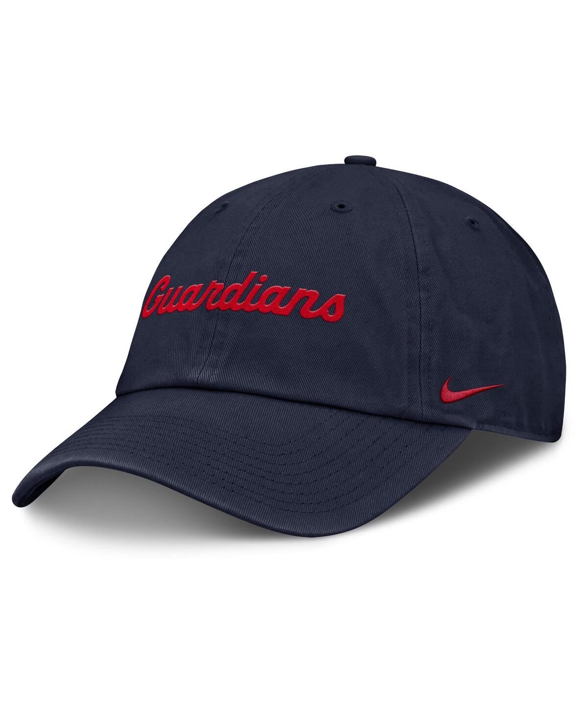 Nike Women's Navy Cleveland Guardians Club Adjustable Hat In Navy