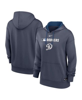 Nike - Women's Royal Los Angeles Dodgers Authentic Collection City Connect Performance Pullover Hoodie