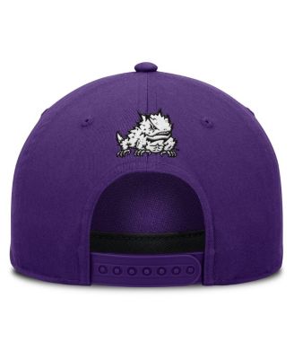 Men's Purple TCU Horned Frogs Foul Ball Rope Adjustable Hat
