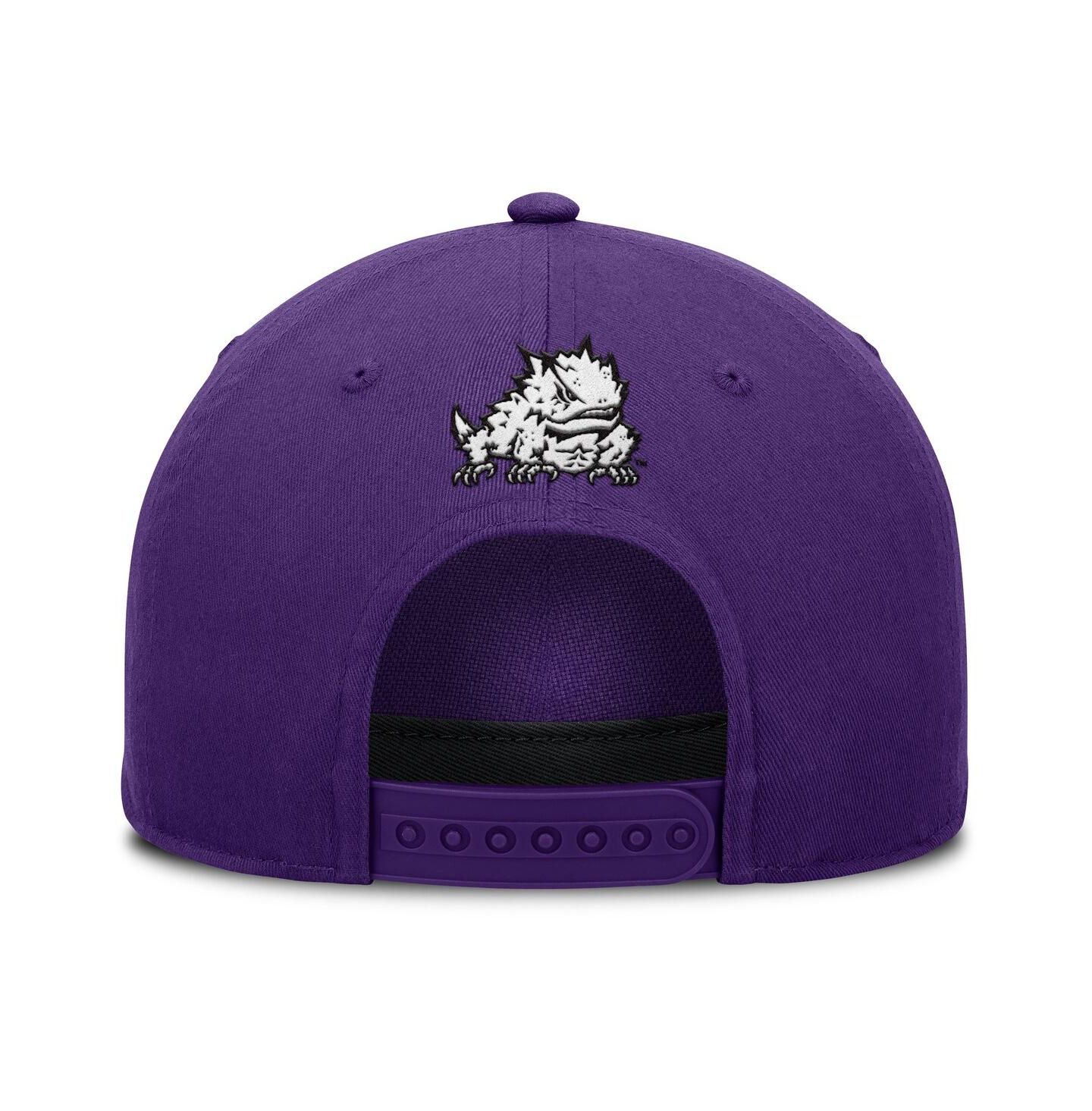 Мужская кепка Fanatics Purple TCU Horned Frogs Foul Ball Rope Adjustable Hat — фото 4