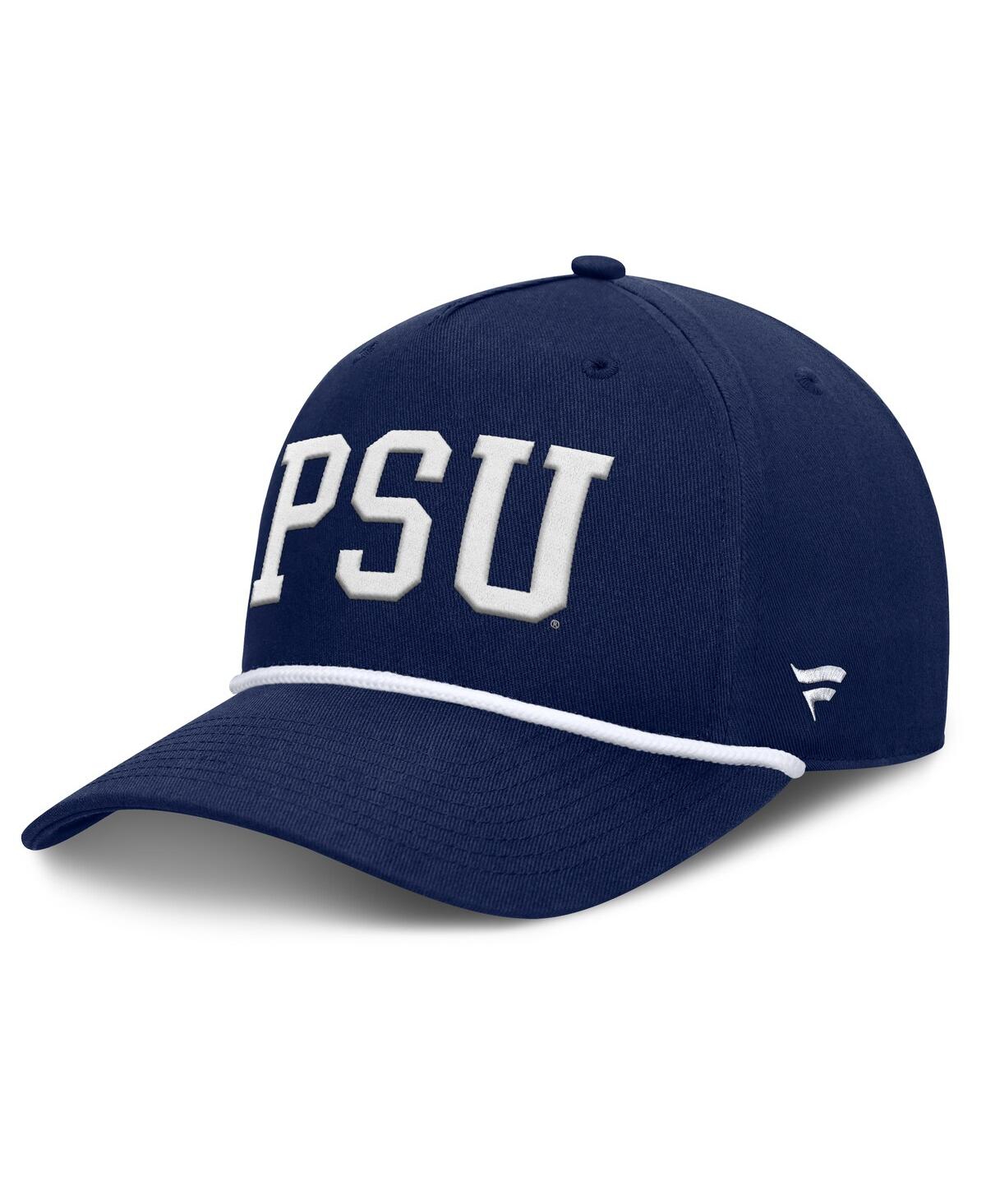 Fanatics Men's Navy Penn State Nittany Lions Foul Ball Rope Adjustable Hat In Navy
