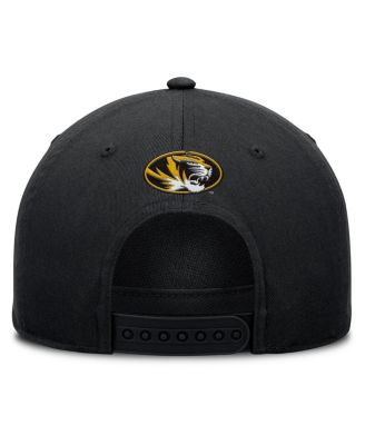 Men's Black Missouri Tigers Foul Ball Rope Adjustable Hat