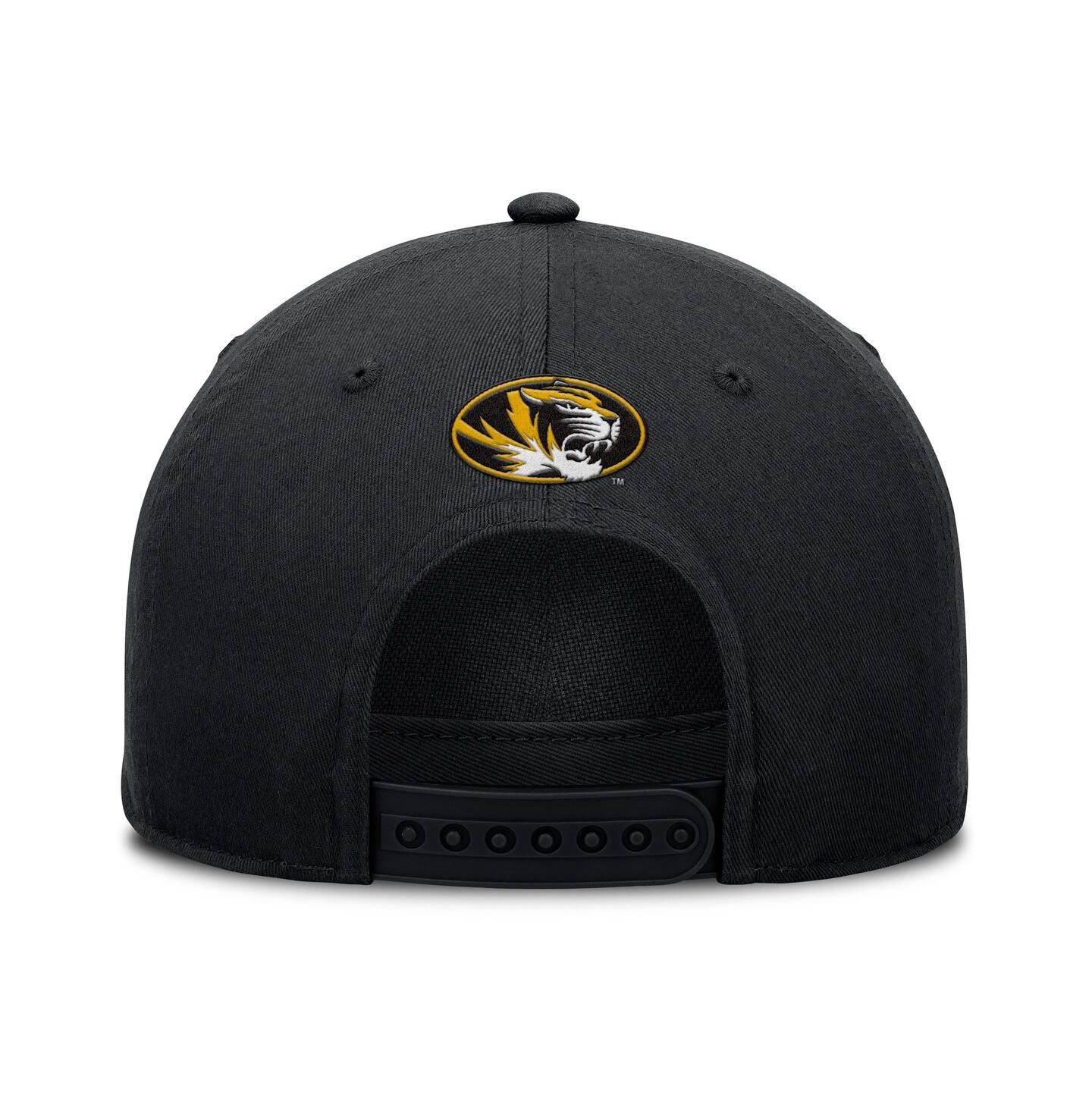 Мужская кепка Fanatics Black Missouri Tigers Foul Ball Rope Adjustable Hat — фото 4