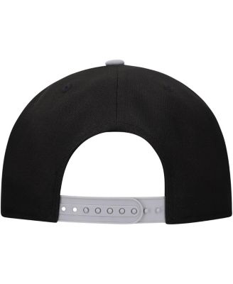 Men's and Women's Black Batman Comic Undervisor Snapback Hat